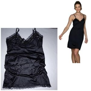 Beau Trix Black Slip Dressy Formal Semi Formal Party Wedding Prom Homecoming
